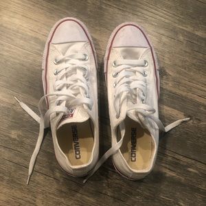 White converse shoes size 7